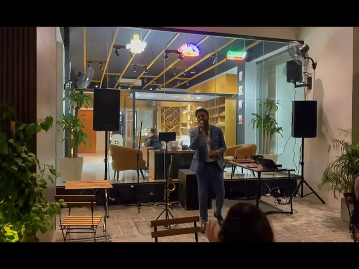 Live Music in Samana Town Dominican Republic.